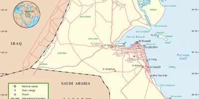 Kuvajt mapu