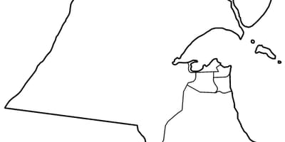 Mapa kuvajtu prázdné 